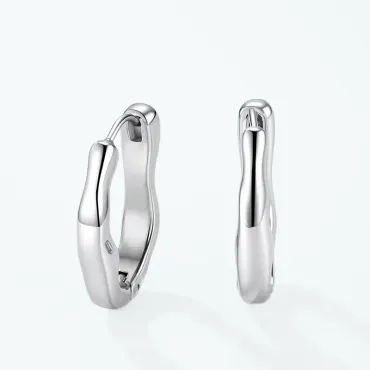 Quinn örhängen, silver