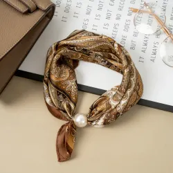 Marion magnetscarf, brun