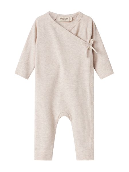 MarMar Copenhagen - Newborn Onesie Rula - Light Beige