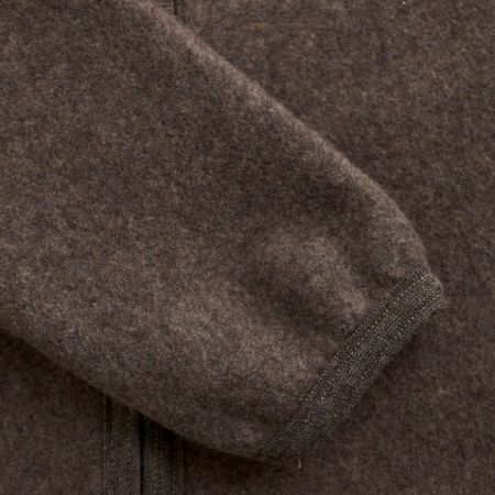 HUTTEliHUT - Jacket Wool Fleece - Brown Melange