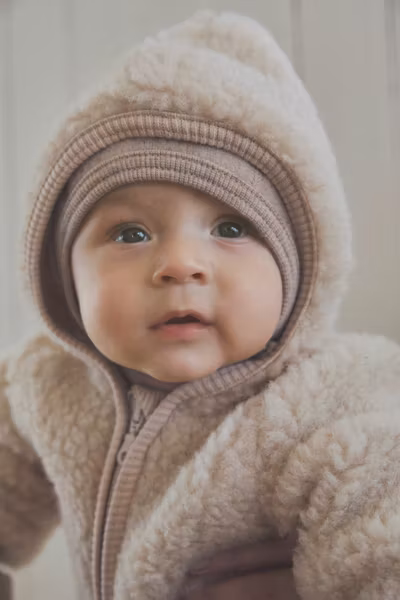 HUTTEliHUT - Bonnet Wool Fleece mössa - Savannah Melange