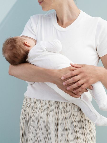 Serendipity Organics - Newborn Byxa Pointelle - Offwhite