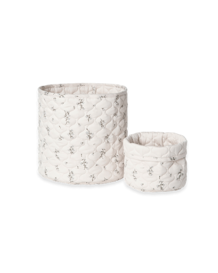Garbo&Friends - Satin Quilted Baskets - Bluebell