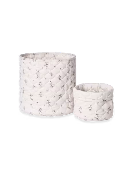 Garbo&Friends - Satin Quilted Baskets - Bluebell