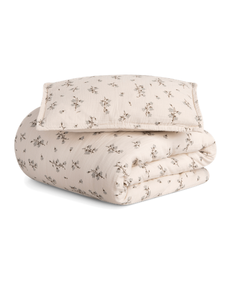 Garbo&Friends - Muslin Bed Set Junior 100x140 / 40x60 - Bluebell