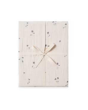 Garbo&Friends - Muslin Fitted Sheet Junior 60x120 - Viola
