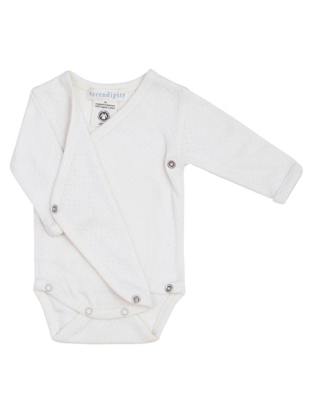 Serendipity Organics - Newborn Set body & byxa Piontelle - Offwhite