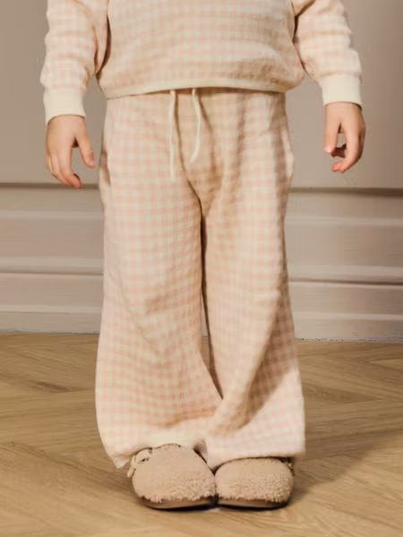 Lil'Atelier - Wide Knit Pant - Cameo Rose