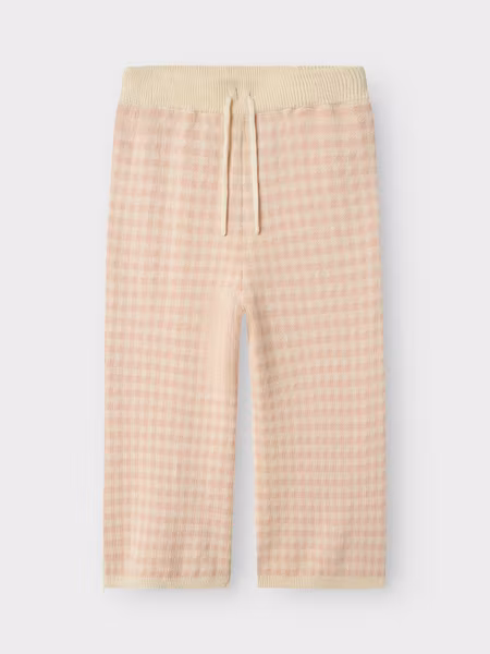Lil'Atelier - Wide Knit Pant - Cameo Rose