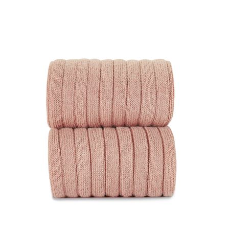 Condor - Basic Rib Tights - Dusty Pink