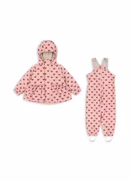Konges Sløjd - Rainy Palme Set Girl - Amour Pink
