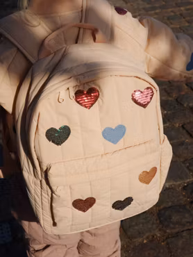 Konges Sløjd - Juno Quilted Sequin Backpack Midi - Cameo Rose