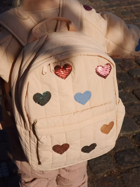 Konges Sløjd - Juno Quilted Sequin Backpack Midi - Cameo Rose