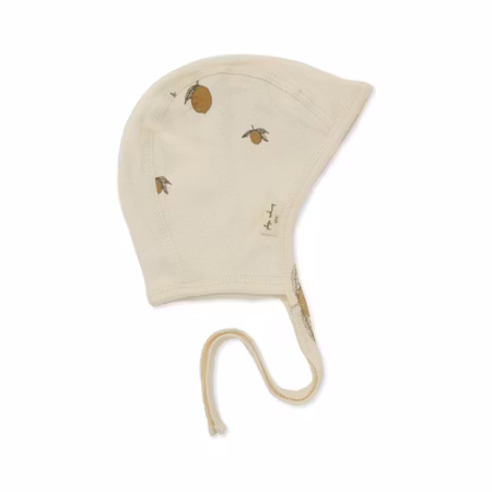Konges Sløjd - Newborn Set Onesie & Helmet - Lemon
