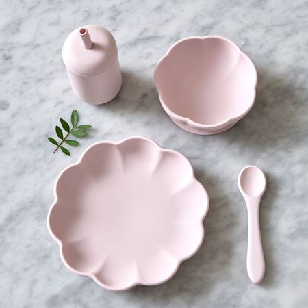 Jack o Juno - Little Poppy Dining Set - Light Pink