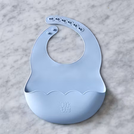 Jack o Juno - Poppy Bib - Pale Blue