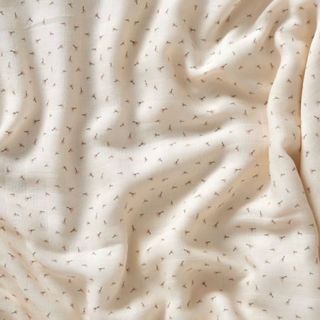 Jack o Juno - Poppy Muslin Blanket - Poppy in Bloom