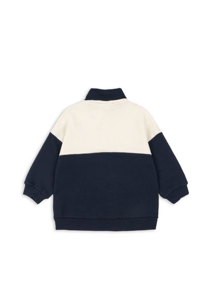 Konges Sløjd - Loupy Lou Half Zip Sweat - Total Eclipse