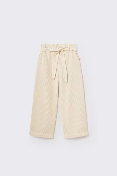 Cozmo - Limak Wide Corduroy Pants - Ecru