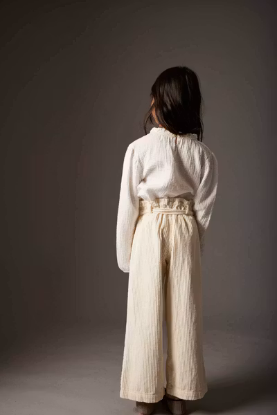 Cozmo - Limak Wide Corduroy Pants - Ecru