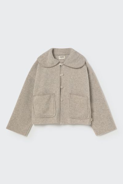 Cozmo - Manisak Soft Mélange Bamboo Jacket - Stone