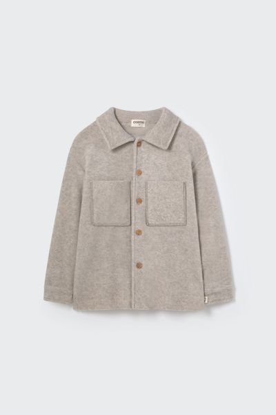 Cozmo - Alghero Soft Mélange Bamboo Shirt Jacket - Stone