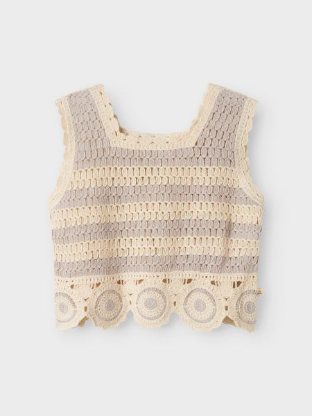 Matchat Set - Lil'Atelier Vapor Blue Vest & Name it Straight Fold Girl Jeans