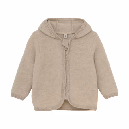HUTTEliHUT - Jacket Wool Fleece - Camel Melange