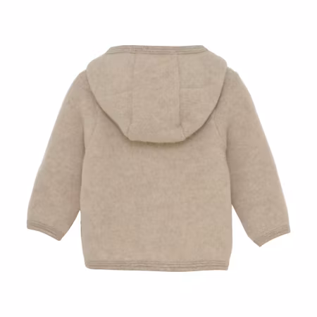 HUTTEliHUT - Jacket Wool Fleece - Camel Melange