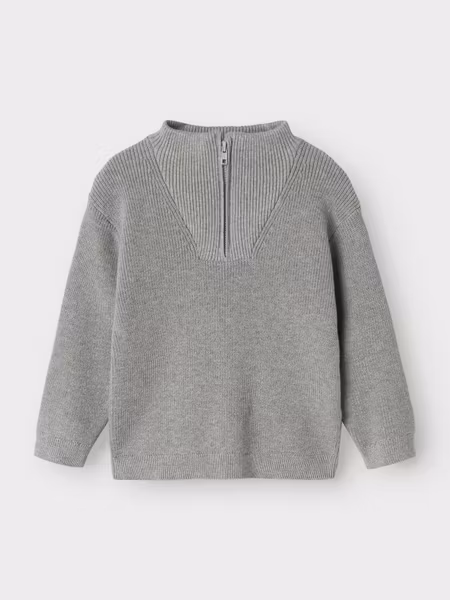 Name It - Halfzip - Grey Melange