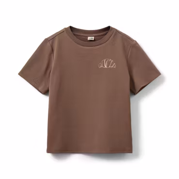 Matchat Set - Sofie Schnoor Astask T-shirt & Name it XSL Leggings - Seal Brown