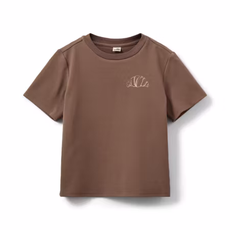 Matchat Set - Sofie Schnoor Astask T-shirt & Name it XSL Leggings - Seal Brown