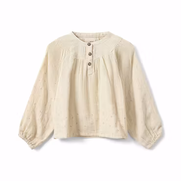 Matchat Set - Sofie Schnoor Delvask Shirt & Name it XSL Leggings Peyote Melange