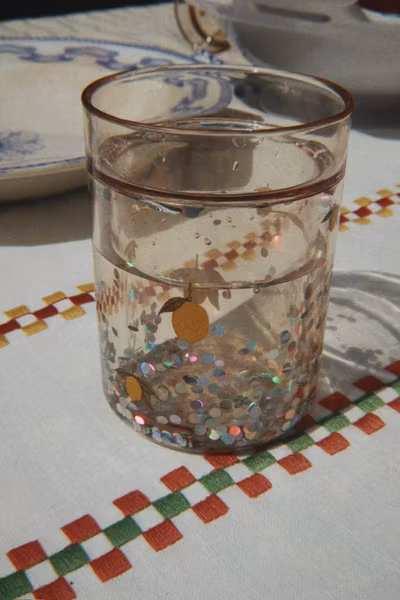 Konges Sløjd - 2 Pack Glitter Cups - Lemon