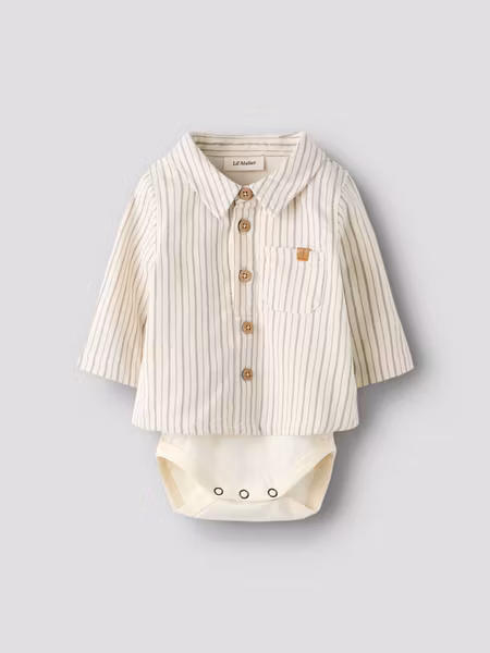 Lil'Atelier - LS Body Shirt - Turtledove