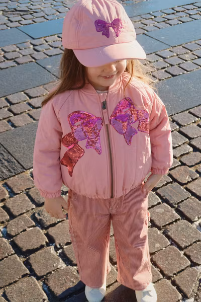 Konges Sløjd - Juno Sequin Bomber Jacket - Rosette