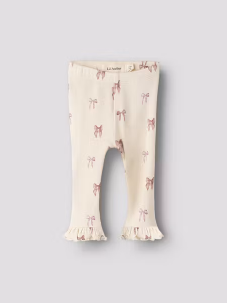 Lil'Atelier - EKA Slim Baby Leggings - Bow
