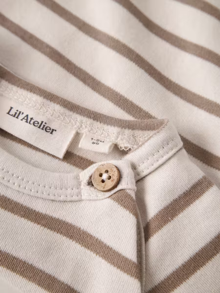 Lil'Atelier - REG Baby Body - Stripe Sepia Tint