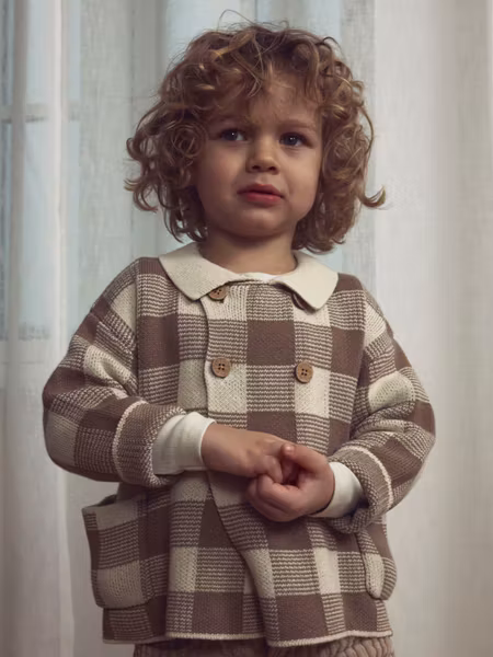 Lil'Atelier - Loose Knit Cardigan - Sepia Tint