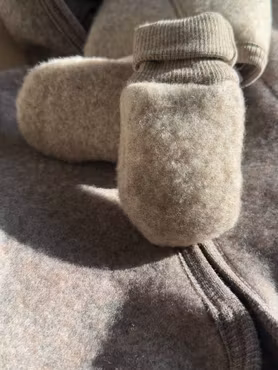 HUTTEliHUT - Mittens Wool Fleece Vantar - Savannah Melange