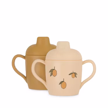 Konges Sløjd - 2 Pack Sippy Cups - Lemon