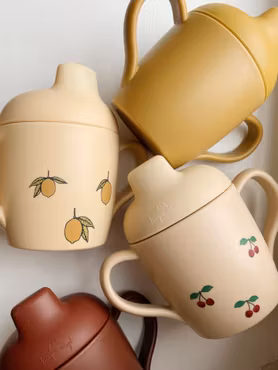 Konges Sløjd - 2 Pack Sippy Cups - Lemon