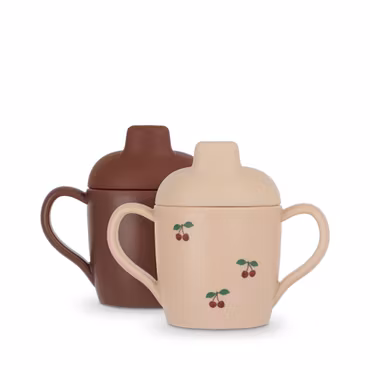 Konges Sløjd - 2 Pack Sippy Cups - Cherry