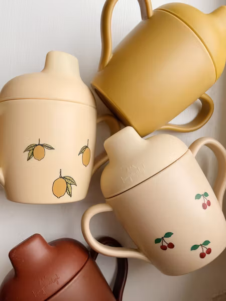 Konges Sløjd - 2 Pack Sippy Cups - Cherry