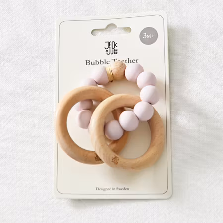 Jack o Juno - Bubble Teether - Light Pink