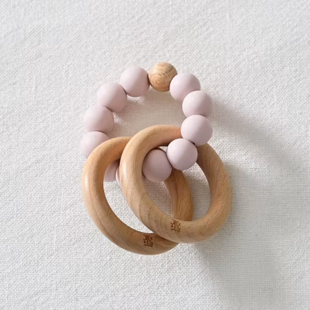 Jack o Juno - Bubble Teether - Light Pink