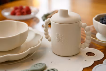 Jack o Juno - Bubble Sippy Cup - Cream