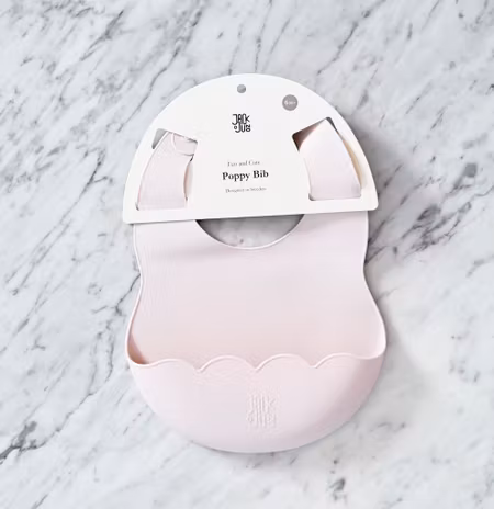Jack o Juno - Poppy Bib - Light Pink