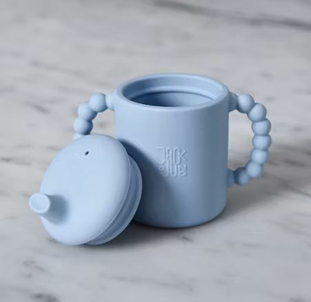 Jack o Juno - Bubble Sippy Cup - Pale Blue