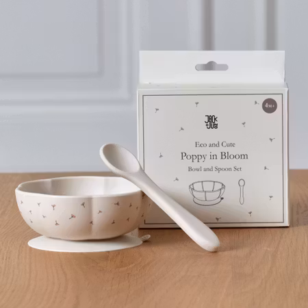Jack o Juno - Bowl & Spoon Set - Poppy in Bloom